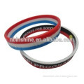 Stratified silicone bracelet , printed silicone bracelet , fitness sports silicone bracelet